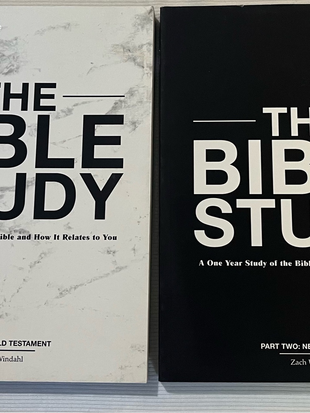 The Bible Study Set of 2. Old & New Testament by Zach Windahl
